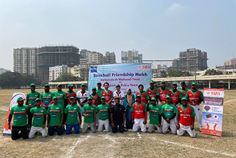 バングラデシュ野球ナショナル代表チーム集合写真